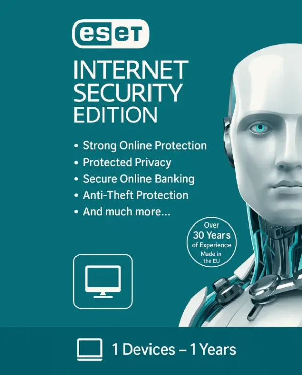 ESET Internet Security License Key 2025 – 1 Device, 1 Year Subscription