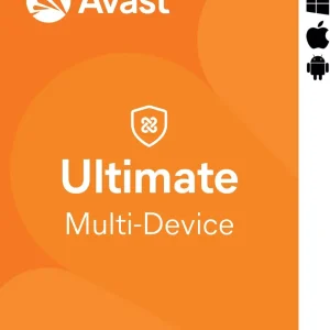 Avast Ultimate License 2025 (Antivirus, VPN, Cleanup & AntiTrack) – 1 Year